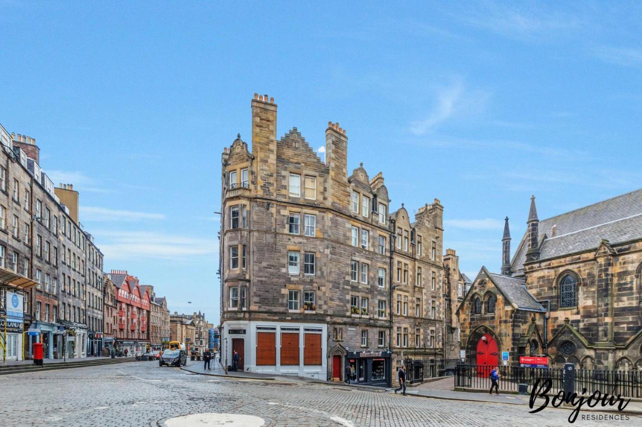 Royal Mile 3Br-2Ba, 1 Min To Castle - Free Parking & Zip Link Beds By Bonjour Residences Edinburgh Exterior foto