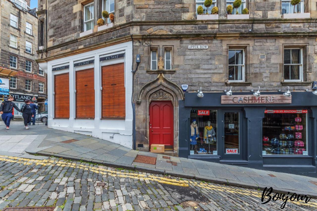 Royal Mile 3Br-2Ba, 1 Min To Castle - Free Parking & Zip Link Beds By Bonjour Residences Edinburgh Exterior foto